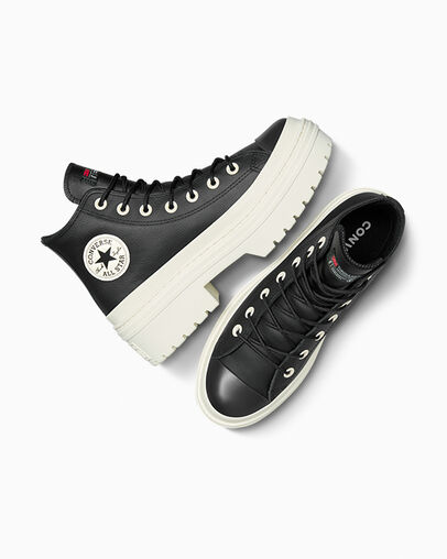 Black Converse Chuck Taylor All Star Lugged Heel Platform Waterproof Women Boots Singapore | C-13840929