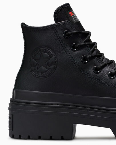 Black Converse Chuck Taylor All Star Lugged Heel Platform Waterproof Women Boots Singapore | C-96350419