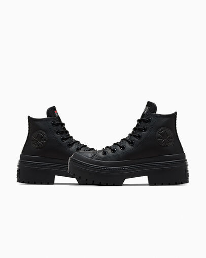 Black Converse Chuck Taylor All Star Lugged Heel Platform Waterproof Women Boots Singapore | C-96350419