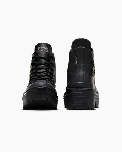 Black Converse Chuck Taylor All Star Lugged Heel Platform Waterproof Women Boots Singapore | C-96350419