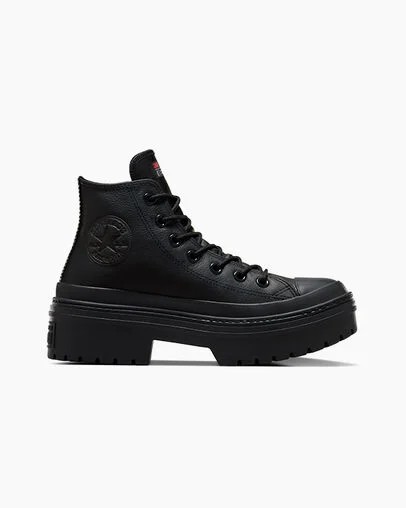 Black Converse Chuck Taylor All Star Lugged Heel Platform Waterproof Women Boots Singapore | C-96350419