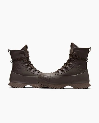 Black Converse Chuck Taylor All Star Lugged 2.0 XHi Waterproof Leather Men Platform Shoes Singapore | C-32617099