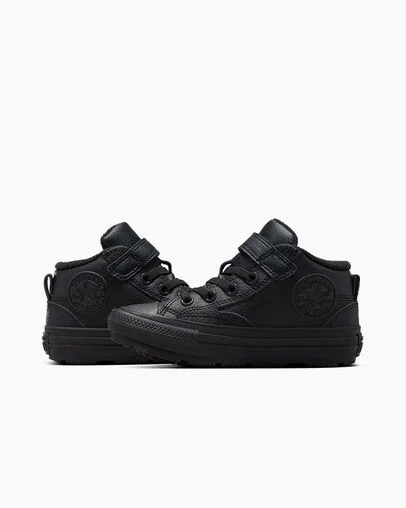 Black Converse Chuck Taylor All Star Malden Street Kids' Boots Singapore | C-71485329
