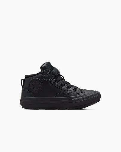 Black Converse Chuck Taylor All Star Malden Street Kids\' Boots Singapore | C-71485329