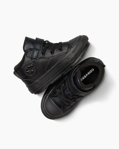 Black Converse Chuck Taylor All Star Malden Street Kids' Boots Singapore | C-86397159