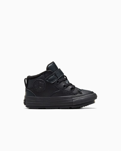 Black Converse Chuck Taylor All Star Malden Street Kids\' Boots Singapore | C-86397159