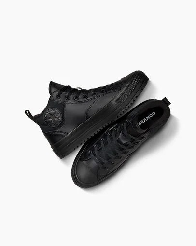 Black Converse Chuck Taylor All Star Malden Street Men Boots Singapore | C-82036799