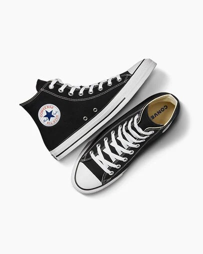 Black Converse Chuck Taylor All Star Men Canvas Shoes Singapore | C-43872699