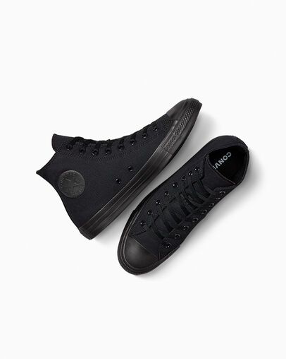 Black Converse Chuck Taylor All Star Men Canvas Shoes Singapore | C-76509139