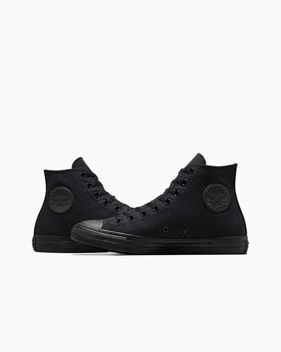 Black Converse Chuck Taylor All Star Men Canvas Shoes Singapore | C-76509139