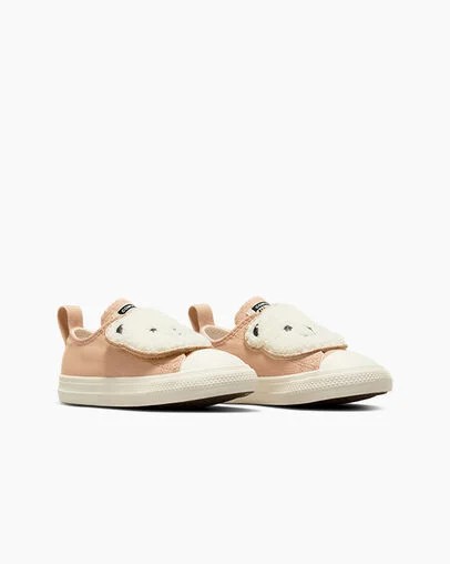 Black Converse Chuck Taylor All Star One Strap Sherpa Bear Kids' Sneakers Singapore | C-87326049