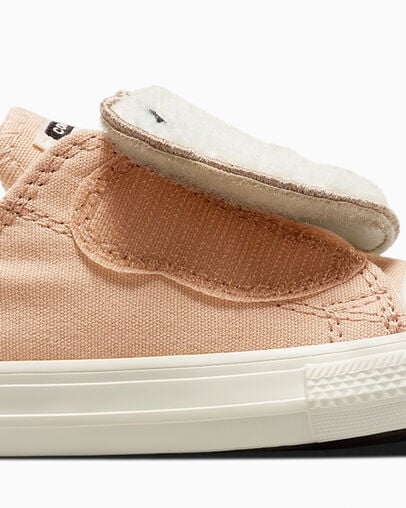 Black Converse Chuck Taylor All Star One Strap Sherpa Bear Kids' Sneakers Singapore | C-87326049