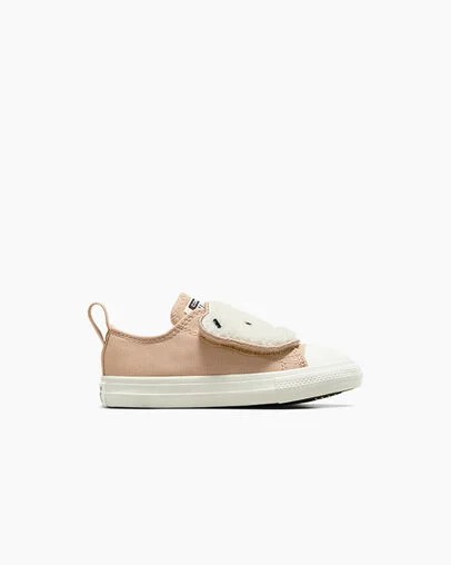 Black Converse Chuck Taylor All Star One Strap Sherpa Bear Kids\' Sneakers Singapore | C-87326049