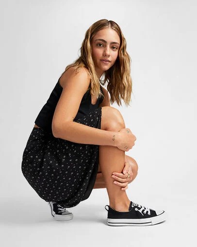 Black Converse Chuck Taylor All Star Shoreline Women Slip On Shoes Singapore | C-69184509