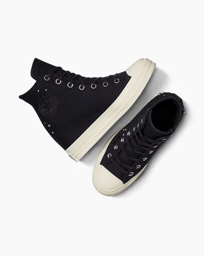 Black Converse Chuck Taylor All Star Wedge Women Platform Shoes Singapore | C-60437829