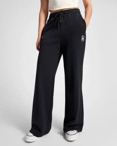 Black Converse Converse x A Ma Manière Women Fleece Pants Singapore | C-54786019