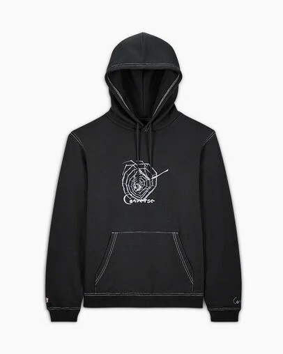 Black Converse Converse x Coraline Women Hoodie Singapore | C-47251609