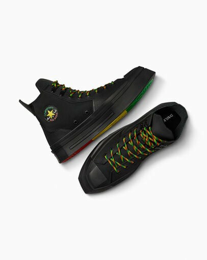 Black Converse Converse x Daily Paper Chuck 70 De Luxe Squared Men Sneakers Singapore | C-76924139