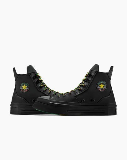 Black Converse Converse x Daily Paper Chuck 70 De Luxe Squared Men Sneakers Singapore | C-76924139