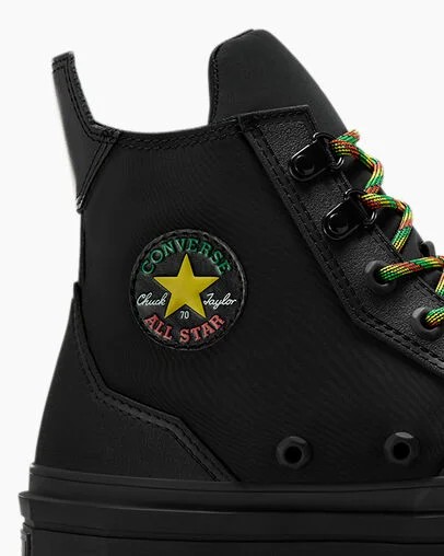 Black Converse Converse x Daily Paper Chuck 70 De Luxe Squared Women Sneakers Singapore | C-36918579