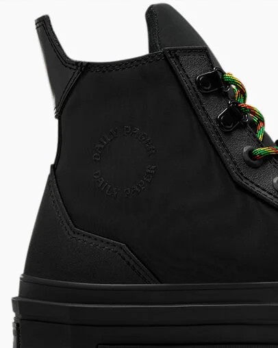 Black Converse Converse x Daily Paper Chuck 70 De Luxe Squared Women Sneakers Singapore | C-36918579