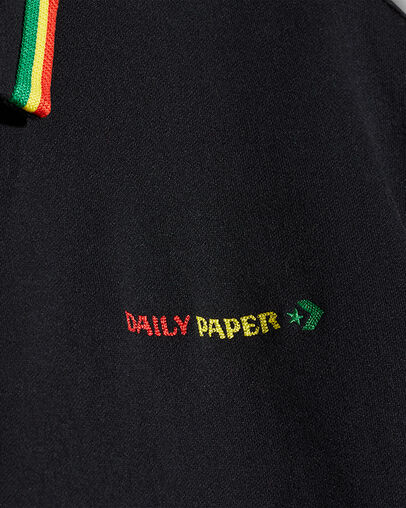 Black Converse Converse x Daily Paper Cropped Men T Shirts Singapore | C-05418729