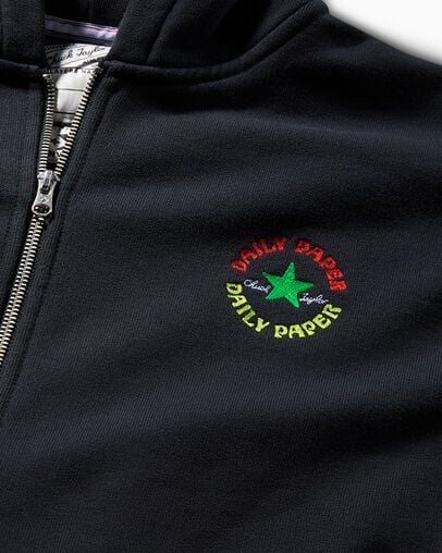 Black Converse Converse x Daily Paper Full Zip Men Hoodie Singapore | C-10782969
