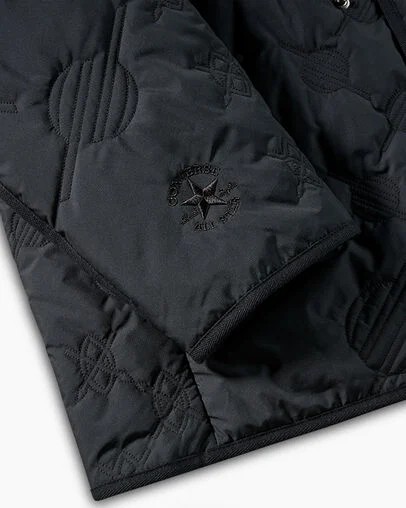 Black Converse Converse x Daily Paper Malden Liner Women Jacket Singapore | C-63594719
