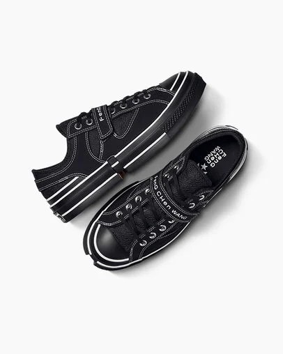 Black Converse Converse x Feng Chen Wang 2-in-1 Chuck 70 Women Sneakers Singapore | C-52807139