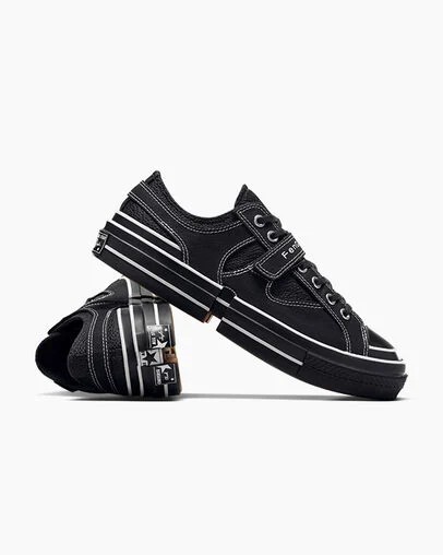 Black Converse Converse x Feng Chen Wang 2-in-1 Chuck 70 Women Sneakers Singapore | C-52807139