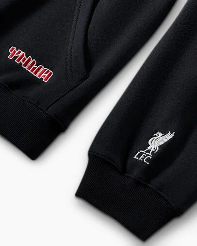Black Converse Converse x Liverpool FC Full-Zip Women Hoodie Singapore | C-48152799