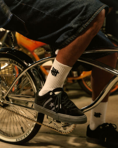 Black Converse Converse x UNDEFEATED One Star Academy Pro Men Skate Shoes Singapore | C-54769209
