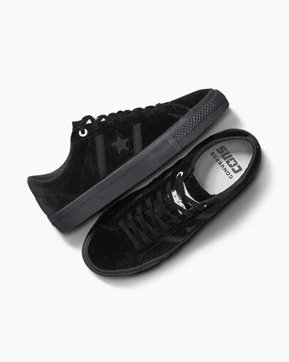 Black Converse Converse x UNDEFEATED One Star Academy Pro Men Skate Shoes Singapore | C-54769209