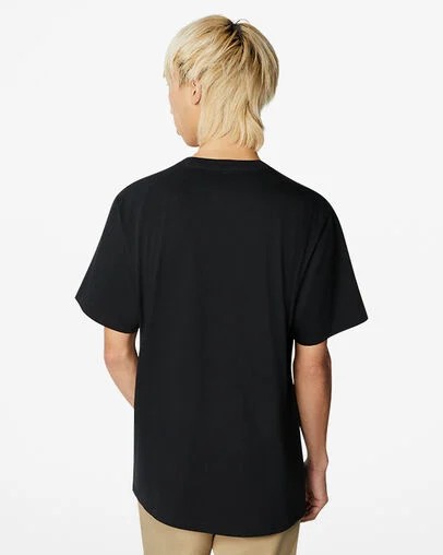 Black Converse Go-To All Star Patch Standard-Fit Women T Shirts Singapore | C-98704619