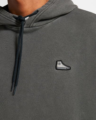 Black Converse Go-To Chuck 70 Loose Fit Women Hoodie Singapore | C-85047639