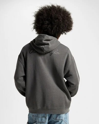 Black Converse Go-To Chuck 70 Loose Fit Women Hoodie Singapore | C-85047639