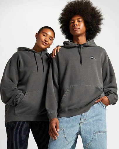 Black Converse Go-To Chuck 70 Loose Fit Women Hoodie Singapore | C-85047639