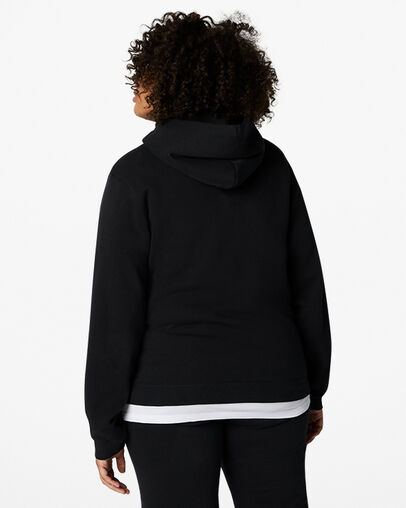 Black Converse Go-To Embroidered Star Chevron Standard-Fit Fleece Men Hoodie Singapore | C-24316789