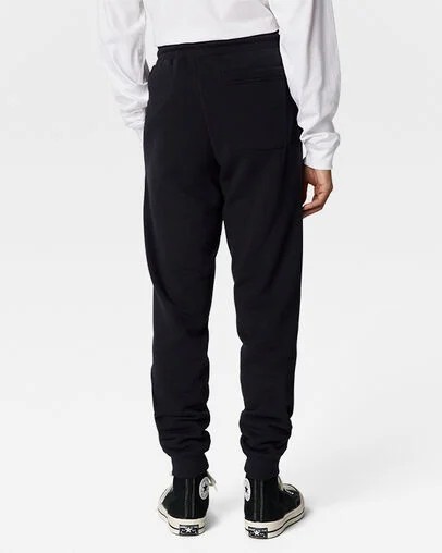Black Converse Go-To Embroidered Star Chevron Standard-Fit Men Sweatpants Singapore | C-37014289