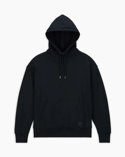 Black Converse Gold Standard Loose-Fit Men Hoodie Singapore | C-23165409