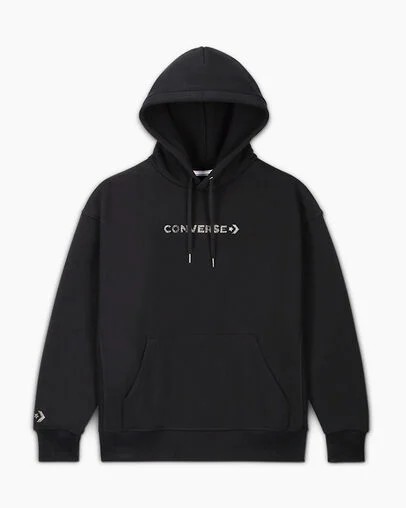 Black Converse Gold Standard Men Hoodie Singapore | C-13540969