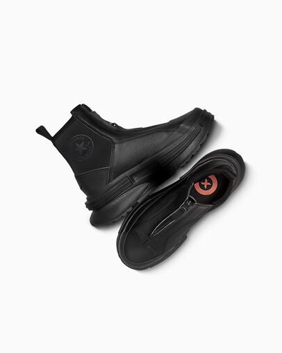 Black Converse Run Star Legacy Chelsea CX Luxe Workwear Men Platform Shoes Singapore | C-91530829
