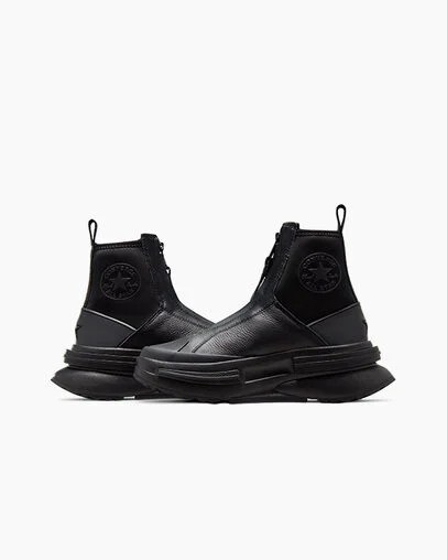 Black Converse Run Star Legacy Chelsea CX Luxe Workwear Men Platform Shoes Singapore | C-91530829