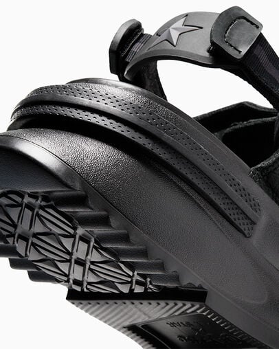 Black Converse Run Star Utility CX Women Sandals Singapore | C-42538099
