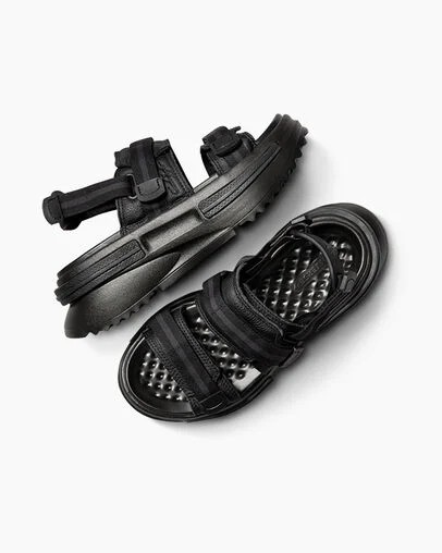Black Converse Run Star Utility CX Women Sandals Singapore | C-42538099