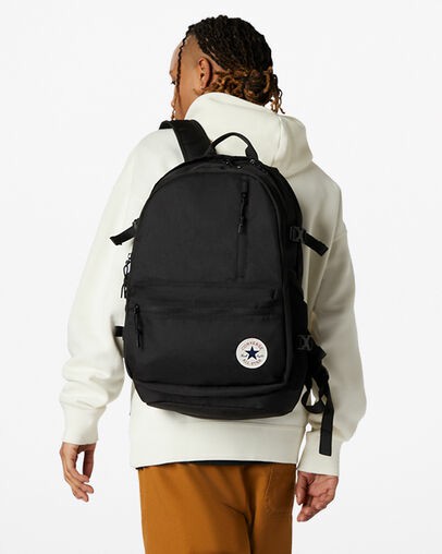 Black Converse Straight Edge Men Backpacks Singapore | C-51963729