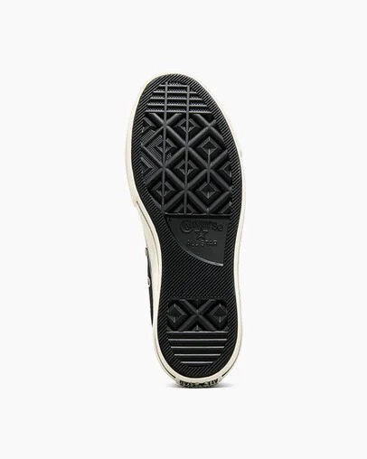 Black / Beige White Converse Chuck Taylor All Star Lift Large Stars Women Sneakers Singapore | C-76859429