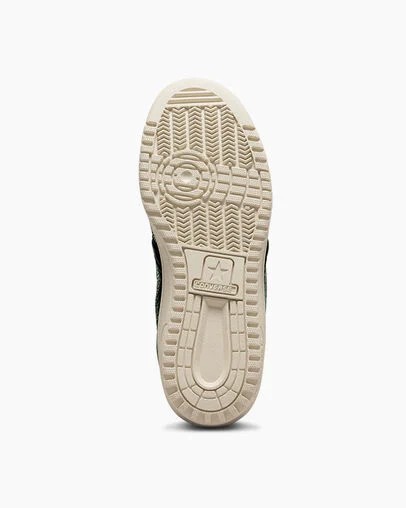 Black / Beige White Converse Weapon Mono Leather Men Basketball Shoes Singapore | C-78395029