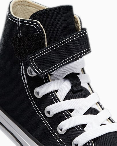 Black / Beige / White Converse Chuck Taylor All Star 1V Easy-On Kids' Sneakers Singapore | C-79650819