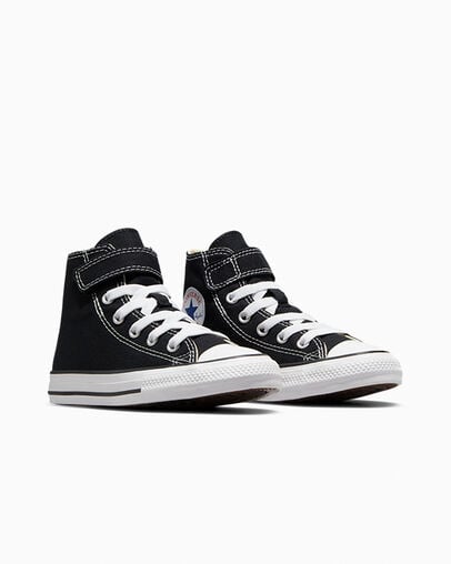 Black / Beige / White Converse Chuck Taylor All Star 1V Easy-On Kids' Sneakers Singapore | C-79650819
